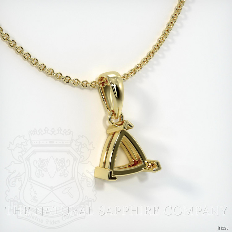 18K Yellow Gold Vedic Pendant Setting