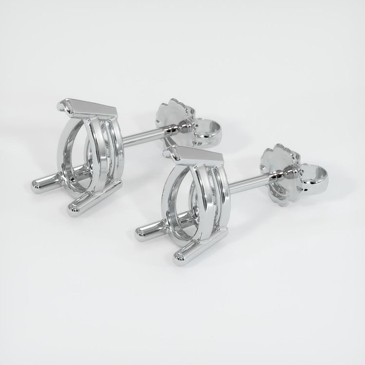 Platinum 950 Studs Earring Setting