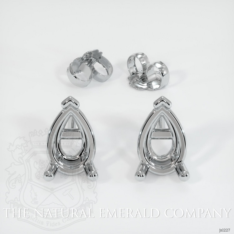 Platinum 950 Studs Earring Setting