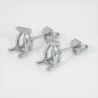 18K White Gold Studs Earring Setting Video