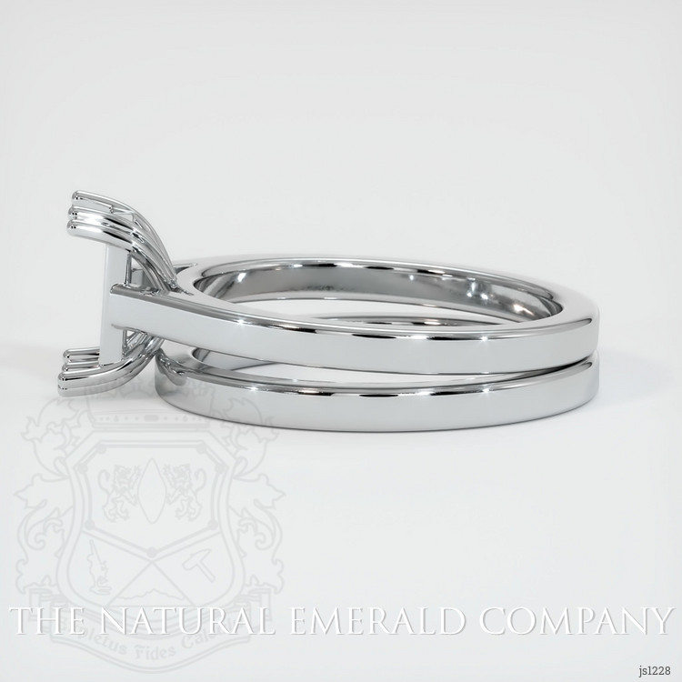 18K White Gold Wedding Set Ring Setting