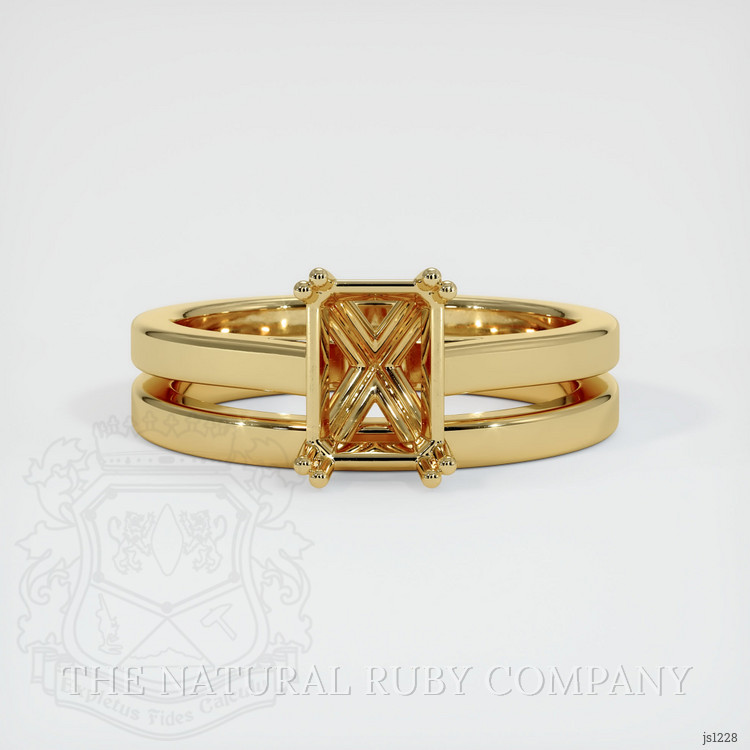 10K Yellow Gold Wedding Set Ring Setting