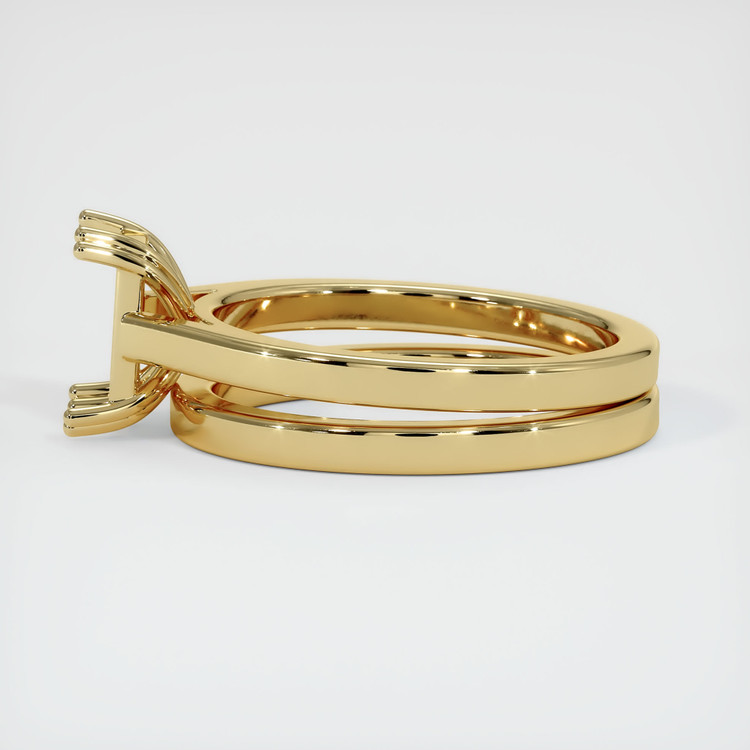 10K Yellow Gold Wedding Set Ring Setting