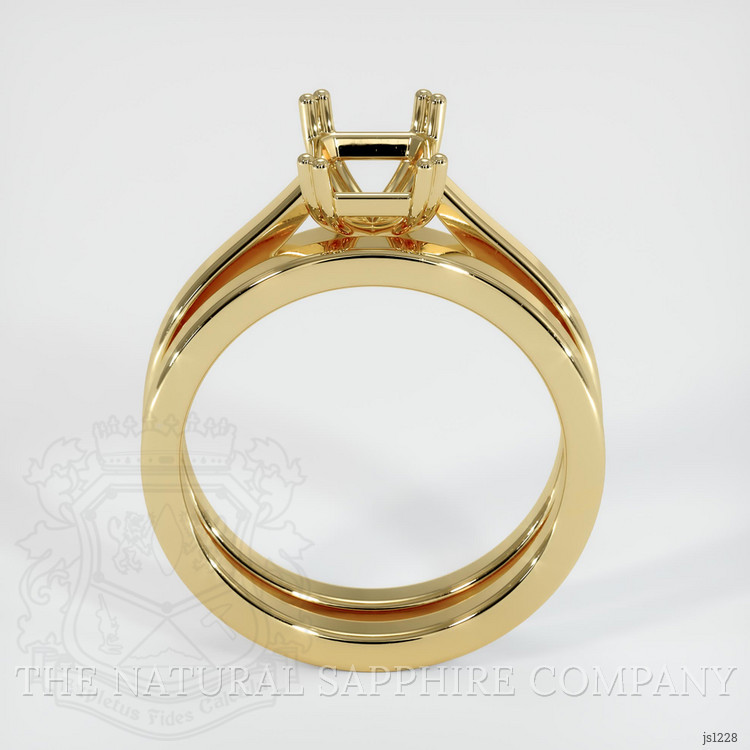 10K Yellow Gold Wedding Set Ring Setting