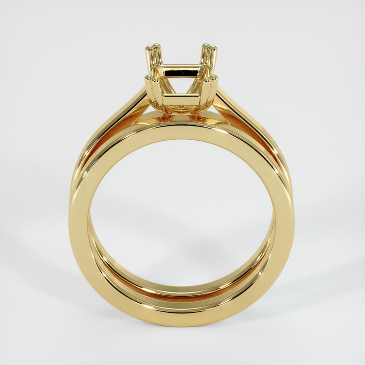 10K Yellow Gold Wedding Set Ring Setting
