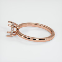 14K Rose Gold Pave Ring Setting Image