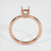 14K Rose Gold Pave Ring Setting Image
