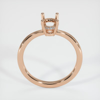 18K Rose Gold Pave Ring Setting Image