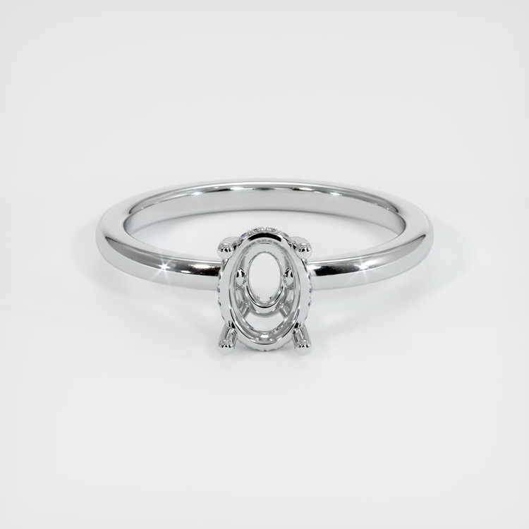 Silver Pave Ring Setting
