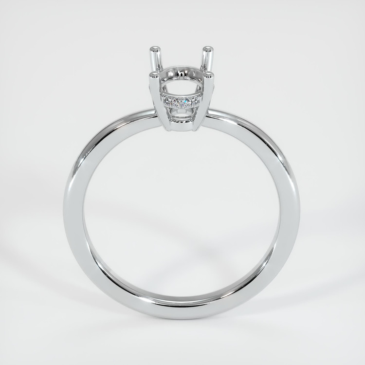 Silver Pave Ring Setting
