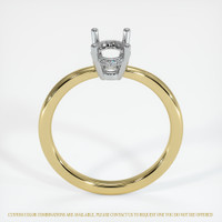 14K White & Yellow Pave Ring Setting Image