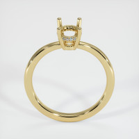 14K Yellow Gold Pave Ring Setting Image