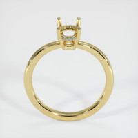 18K Yellow Gold Pave Ring Setting Image