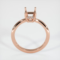 14K Rose Gold Pave Ring Setting Image