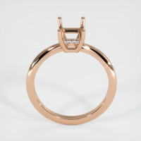 18K Rose Gold Pave Ring Setting Image