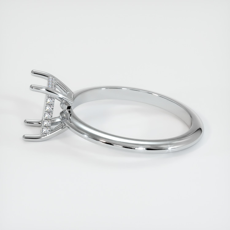 Silver Pave Ring Setting