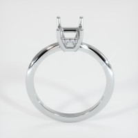14K White Gold Pave Ring Setting Image