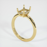 14K Yellow Gold Pave Ring Setting Video