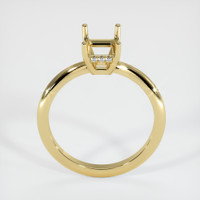 18K Yellow Gold Pave Ring Setting Image