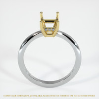 14K Yellow & White Pave Ring Setting Image