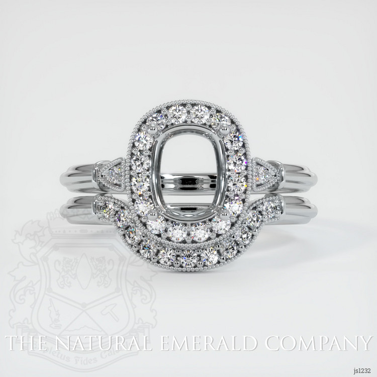 Platinum 950 Antique Style Ring Setting