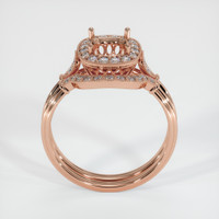 14K Rose Gold Antique Style Ring Setting Image