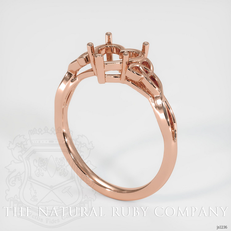 14K Rose Gold Celtic Ring Setting