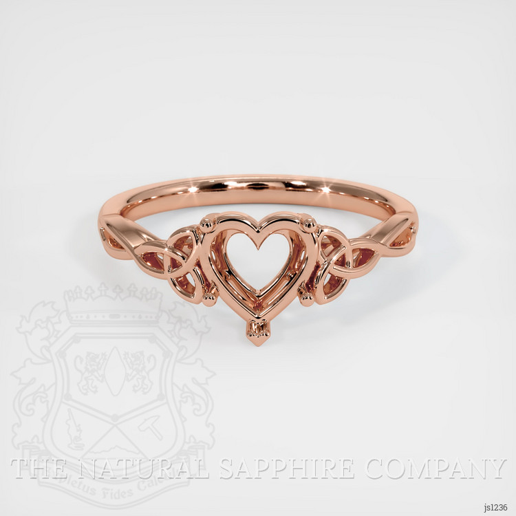 14K Rose Gold Celtic Ring Setting