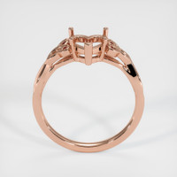14K Rose Gold Celtic Ring Setting Image