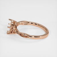 18K Rose Gold Celtic Ring Setting Image