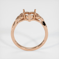 18K Rose Gold Celtic Ring Setting Image