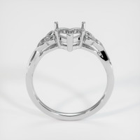 14K White Gold Celtic Ring Setting Image