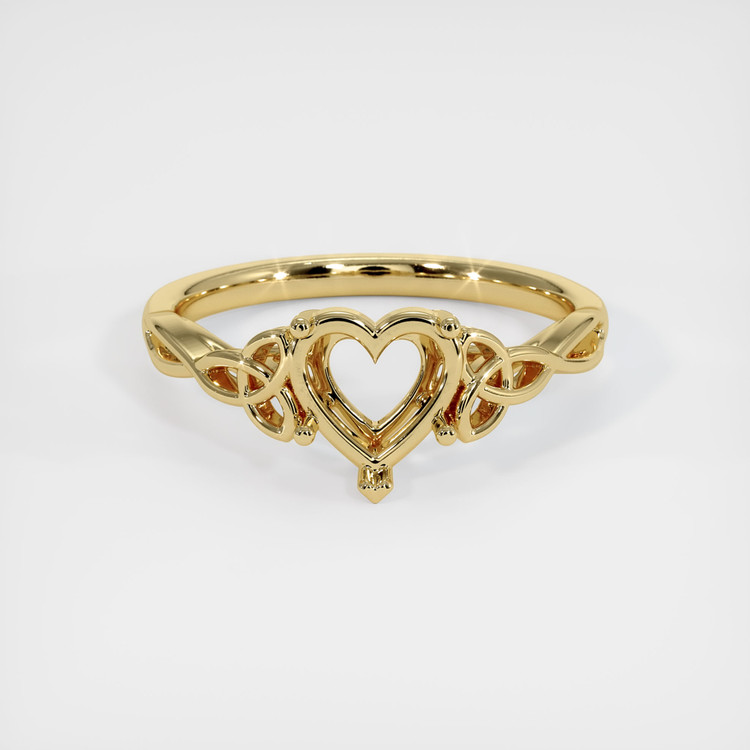 10K Yellow Gold Celtic Ring Setting