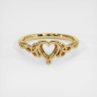 14K Yellow Gold Celtic Ring Setting Image