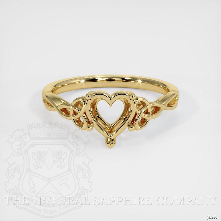 14K Yellow Gold Celtic Ring Setting