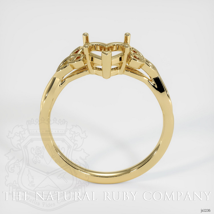 14K Yellow Gold Celtic Ring Setting