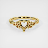 18K Yellow Gold Celtic Ring Setting Image