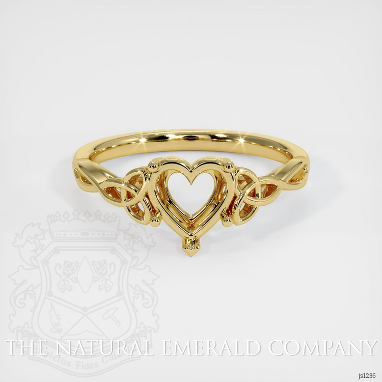 18K Yellow Gold Celtic Ring Setting