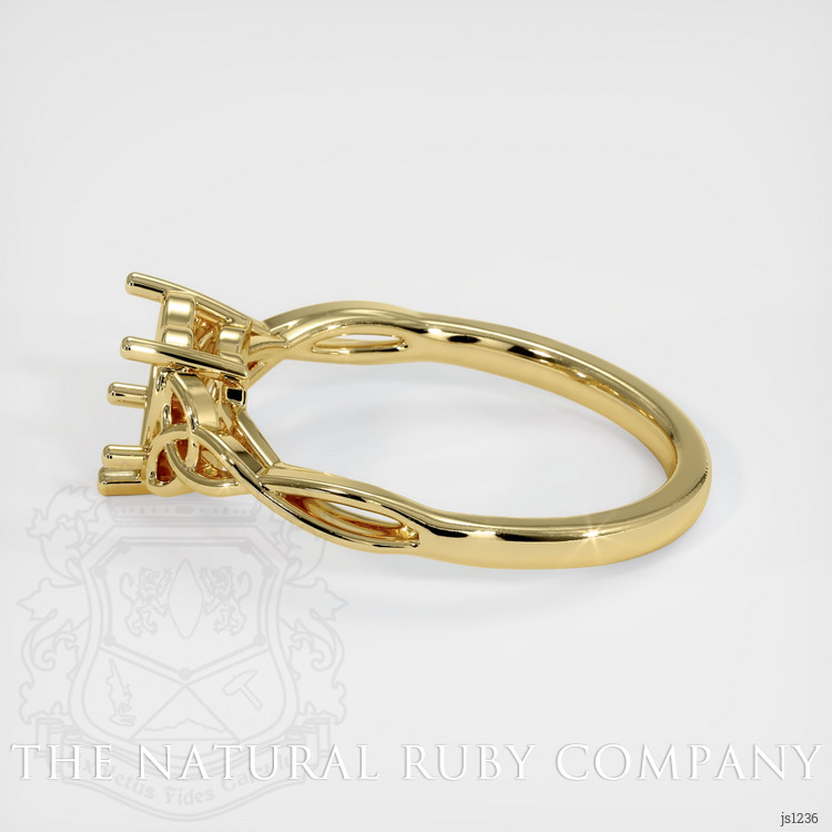 18K Yellow Gold Celtic Ring Setting
