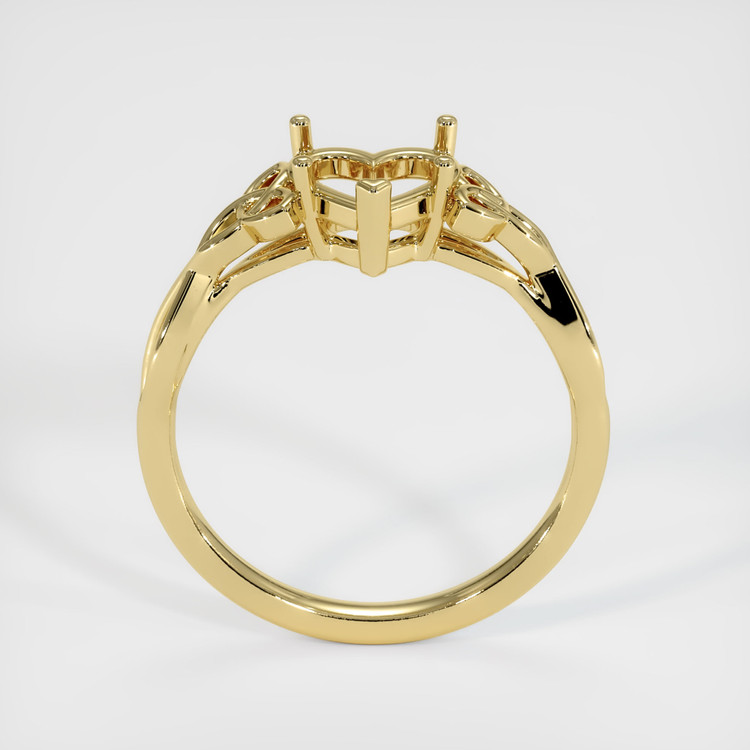 18K Yellow Gold Celtic Ring Setting