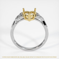 18K Yellow & White Celtic Ring Setting Image