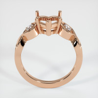 18K Rose Gold Accent Stones Ring Setting Image