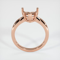 14K Rose Gold Solitaire Ring Setting Image