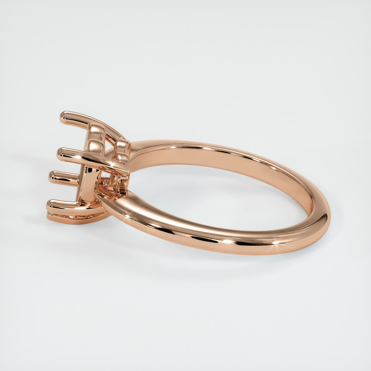 18K Rose Gold Solitaire Ring Setting