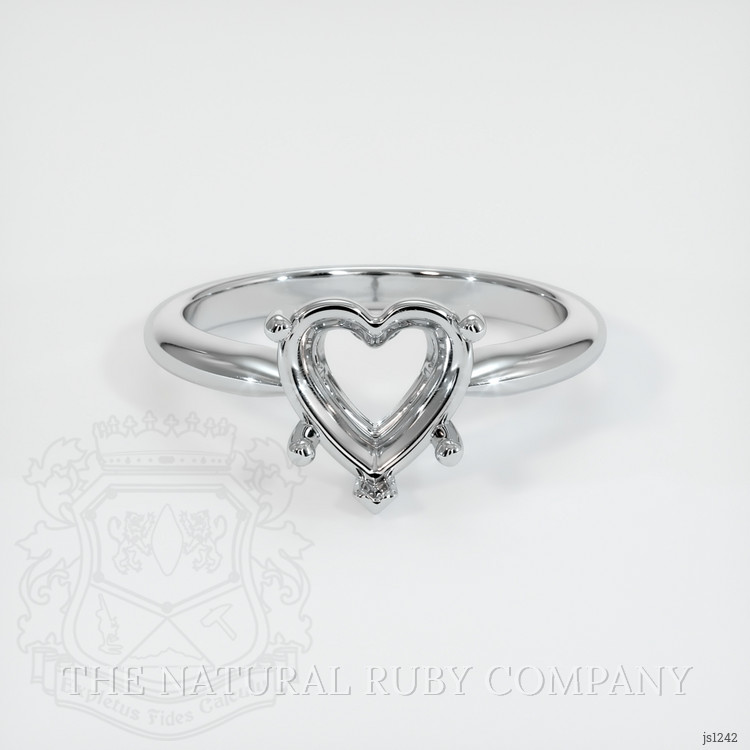 Silver Solitaire Ring Setting