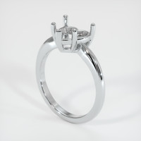 18K White Gold Solitaire Ring Setting Video