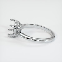 18K White Gold Solitaire Ring Setting Image