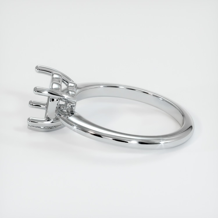 18K White Gold Solitaire Ring Setting