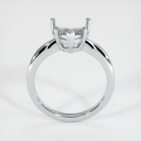 18K White Gold Solitaire Ring Setting Image