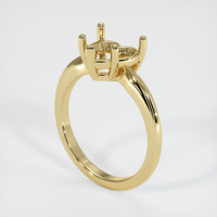 14K Yellow Gold Solitaire Ring Setting Video